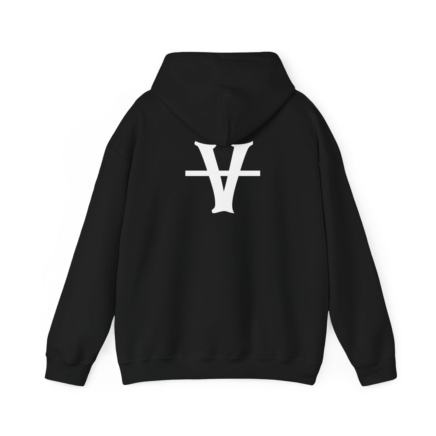 Sudadera con capucha en forma de V