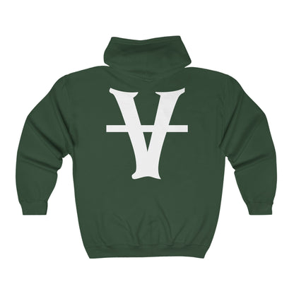 V Full Zip Hooded Sweatshirt